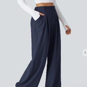 NWT Halara Flex™ High Waisted Pocket Wide Leg Waffle Pants Size S
